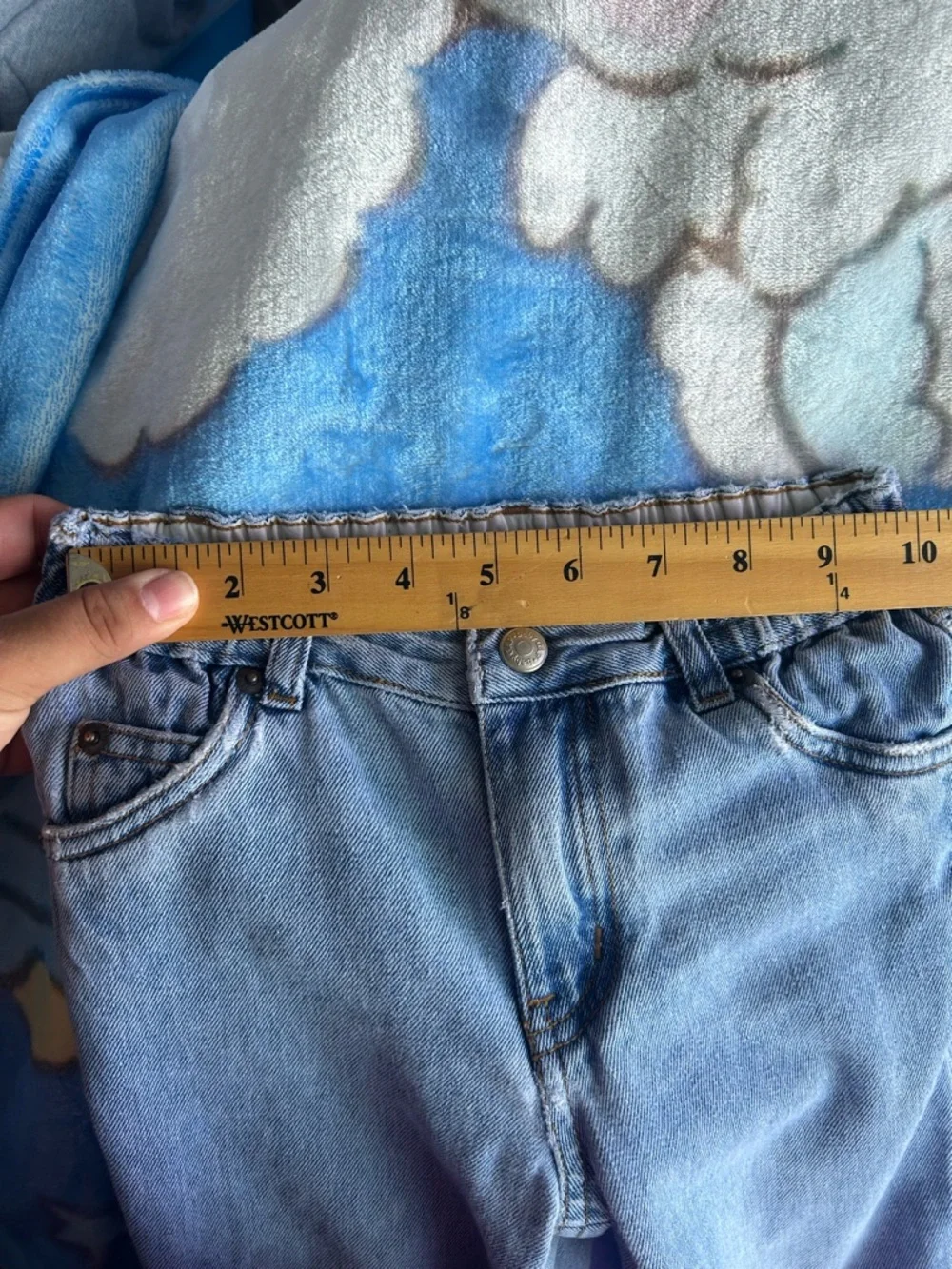 Vintage gap Light Blue Elastic Waist Denim Jeans